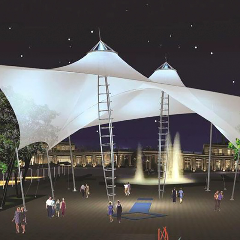 PVC membránový materiál pro Tensile Fabric Tent Structures